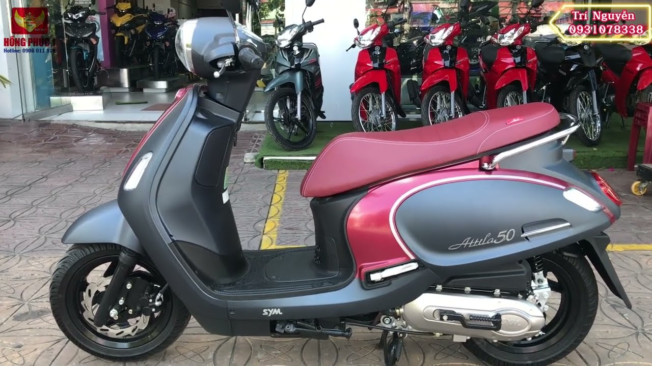 Xe tay ga 50cc Sym Attila Sự lựa chọn lý tưởng cho người mới bắt đầu